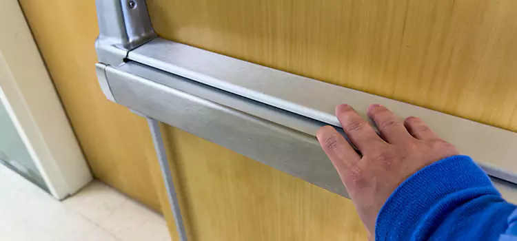 Installing a Push Bar on a Door Pittsburgh